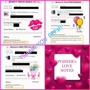 PFF 💕💗💝 LOVE NOTES 📝💌📬 FROM PAST CUSTOMERS